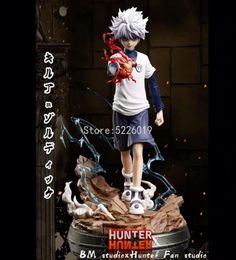 27cm Hunter x Anime Figure Gon CSS KILLUA ZolDyck Action Figurine Toys1140349