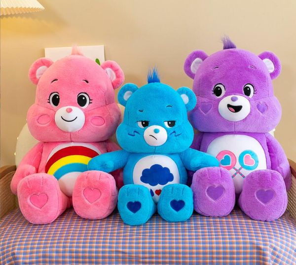 27 cm NUEVO kawaii Arco Iris Oso de peluche de juguete mullido muñeco de peluche oso de peluche Festival regalo muñeca juguetes para dormir 5 colores