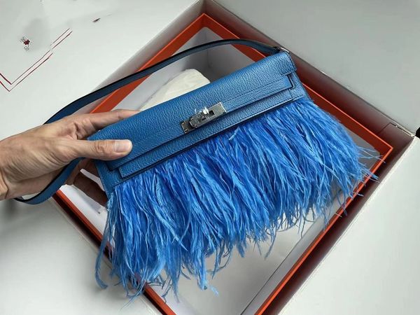 27cm les plus récents sacs d'épalgère Dernier sac à main de marque entièrement fait à la main