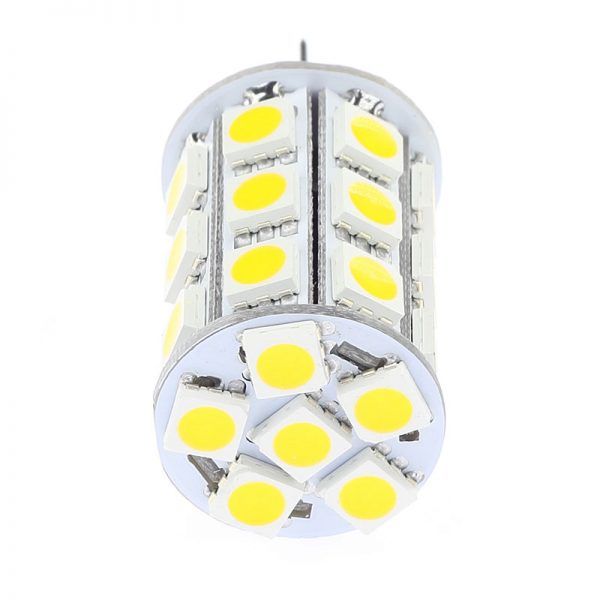 27Led G4 ampoule de maïs à intensité variable SMD 5050 12 V 24 V 4 W blanc chaud 540-594LM intérieur professionnel voile