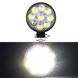 27W 9 LED voiture lumière de travail barre de faisceau d'inondation Mini phares lumineux projecteur pour Auto moto camion bateau tracteur remorque tout-terrain