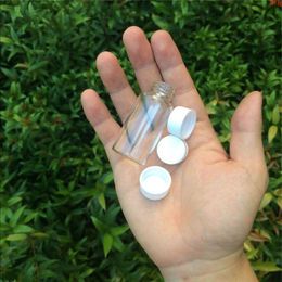 27x58x14mm 20ml glazen flessen met plastic dop transparante kleine lege potten cosmetische containers 50pcsgood aantal Ofxvk