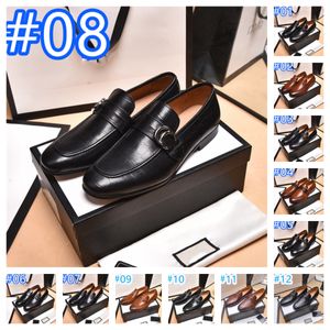 28 modèles de mocassins brossés au chocolat, chaussures de styliste, mocassins de luxe Saffiano pour hommes, plateforme, chaussure de bureau de qualité supérieure