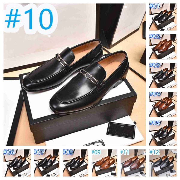 28 modèle de mode chaussures richelieu des hommes marron noir à la main hommes chaussures habillées de créateur bout rond à lacets livraison gratuite Zapatos De Hombre