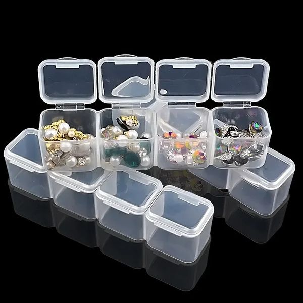 28 Slots Caja de almacenamiento de plástico ajustable Caja de almacenamiento para joyas Bordado de diamantes Craft Bead Pill Herramienta de almacenamiento