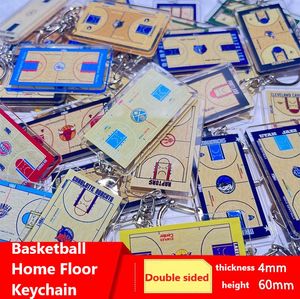 28 Style Basketball Home Floor Keychain Toys Sport Celebrity Figuur Backpack Handtas Key Chain Car Pendant Accessoires Geschenken