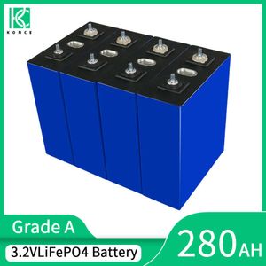 280AH LIFEPO4 Batterij 3.2V Prismatic Hoge capaciteit Grade A Lithium Iron Fosfaat voor DIY 12V 24V 48V Vans RV Golfkar Off Grid