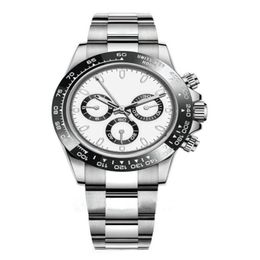 2813 movimento automático relógios de vidro safira 904l aço inoxidável completo esportes 40mm relógio masculino luminoso montre de luxe pulso watche335g