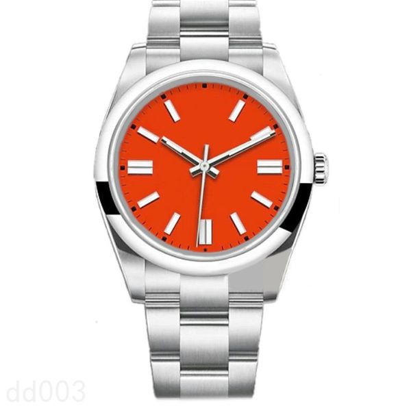 2813 movimiento reloj diseñador aaa reloj para hombre oyster perpetuo 41 mm automático montre de luxe moda plateado plata correa mujer reloj delicado SB025 C23