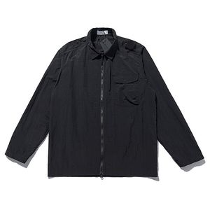 2831 # Chaquetas para hombres Primavera y otoño Hombreras funcionales Charreteras de nylon Abrigo de herramientas Camisa delgada informal de verano