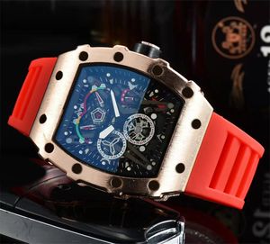 Heren quartz uurwerk orologio sport skelet aaa horloges mannen delicaat geel groen blauw reloj casual waterdicht mode dames designer horloge populair xb011 C23