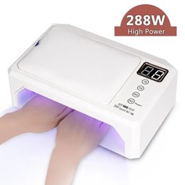 288W lampe à ongles avec oreiller à main