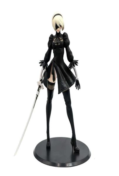 28CM jeu d'anime NieR Automata 2b YoRHa No2 Type B figurine PVC Collection modèle jouets Brinquedos Q06217764424