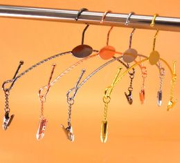 28cm metalen hangers voor kleding broek clip ondergoed beha hanger slipje clips kleding sokken rack display wasserij gadgets SN5097