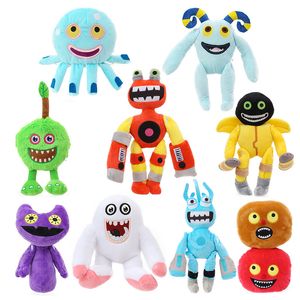 Mijn zingende monsters wubbox pluche speelgoed schattige zachte knuffels voor kinderen verjaardag kerstcadeaubilator decor plueshies speelgoed