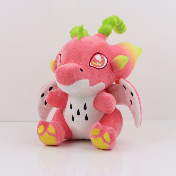 28CM nouveau Fruit Dragon en peluche animaux en peluche poupée enfants Playmate cadeau d'anniversaire en gros