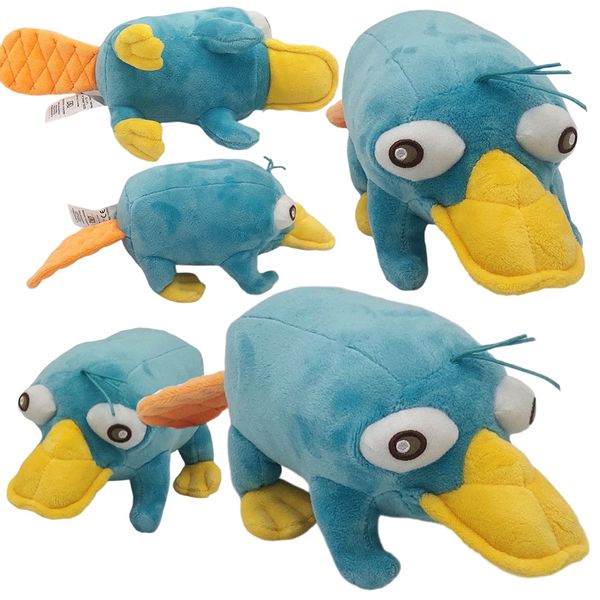28cm Nouveau Blue simulé Perry le Platypus Plans Toys Anime en peluche Duck Duck Garçons filles Cadeaux d'anniversaire de Noël