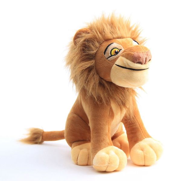 Jouets en peluche Lion 28CM, animaux en peluche, poupées le roi de la forêt, jouet Animal de dessin animé doux pour enfants, cadeau de noël