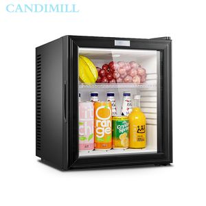 28L ménage réfrigérateur Mini congélateur porte en verre Transparent petit réfrigérateur réfrigérateur cuisine armoire de conservation fraîche