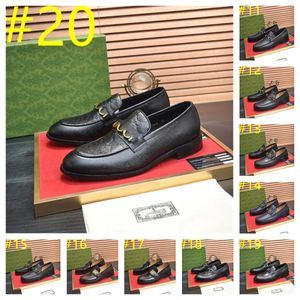 28model Big Size 38-45 hommes Oxfords Cuir Designer Robe Chaussures British British Blue Handmade Breath Robe Forme Men Flats Flats Lace-Up Bullock Taille 38-46