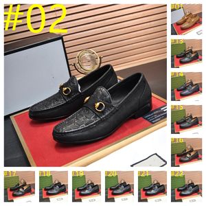 28Model Designer Loafers schoenen voor luxurys mannen feest slip-on ademende bruine zwarte schoenen mannen met gratis verzendgrootte 38-46