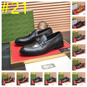 28Model Luxe mannen Oxford schoenen echte koe leer handgemaakte mode sociaal formeel slijtage man trouwjurk kantoor puntige teen slip on heren schoenen