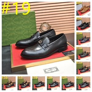 28Model Men Leather Dress Shoes Design Luxury merk schoenen klassieke kwalisbrooge mans schoeisel formele schoenen ossen schoenen zapatillas hombre