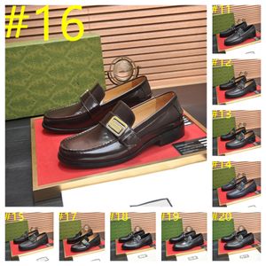 28Model Nieuwheid Designer Men Fashion Wit Black Slip On Flats Prom schoenen Mannelijke jurk Homecoming Wedding Loafer Sapato Sociale masculino maat 38-46