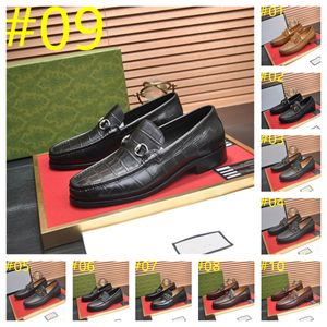 28Model Slip-on Crocodile Elegante Loafers Dress Shoes Designer Split Leather Casual Fashion Driving Travel Vacation Zapatos de Hombre Maat 38-46