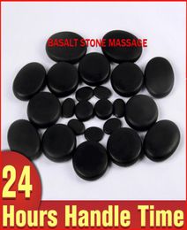28pcs Emballage Vendre des pierres de massage Massage Stone Set Spa Spa Rock Basalt Stone pour le dos soulagement1729405