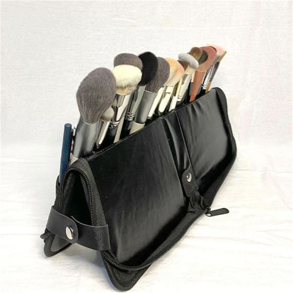 29/14 trous Professional Fold Imperproofing Women Makeup Brush Tools Bag Organizer Travel Powder Cosmetic Sets Traitetry Case Holder