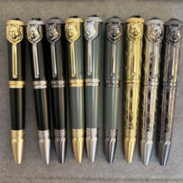 29 modellen Wolf Head Limited Edition Schrijvers Rudyard Kipling Handtekening Roller Inkt Balpen Balpen Uniek ontwerp Schrijven Kantoorbenodigdheden met serienummer