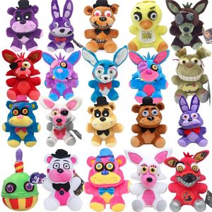 29 estilos FNAF juguetes de peluche muñeca Kawaii Bonnie Chica Golden Foxy muñecos de peluche sorpresa regalo de cumpleaños para niños
