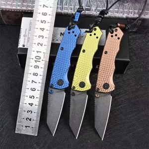 290 290BK Volledige immuniteit Mini vouwmes Stonewash Tanto Blade M4 Steel Aviation Aluminium Hendel Outdoor Camping EDC Tool