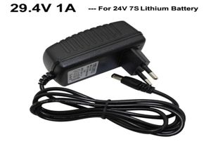 294V 1A 1000MA DC Lithium Scooter Charger 7S 24V Liion Wall Charger AC 100240V 24 V Lipo -voeding6073801