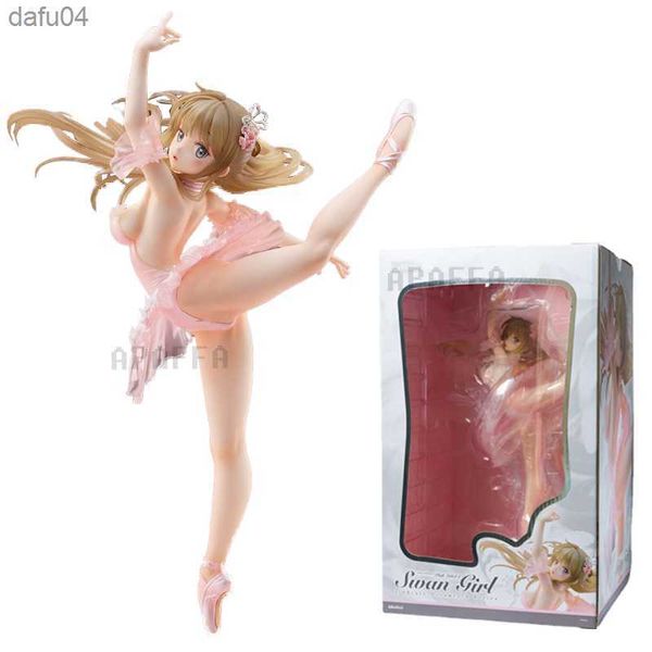 29 cm Wave Dream Tech Sexy Anime Figura Avian Romance Pink Label 5 Swan Girl Figura de acción Adulto Colección Modelo Muñeca Juguetes Regalos L230522