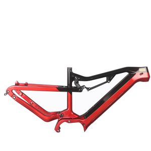 29er Suspensie E-System Carbon Electric Mountain Bike Frame E22 Aangepaste verf 27,5 