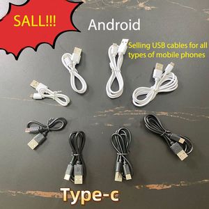Câble de chargement micro USB actuel 2A, câble de données téléphoniques, câble de chargement rapide, câble USB, utilisé pour tous les types de téléphones tels qu'Android et Type-C