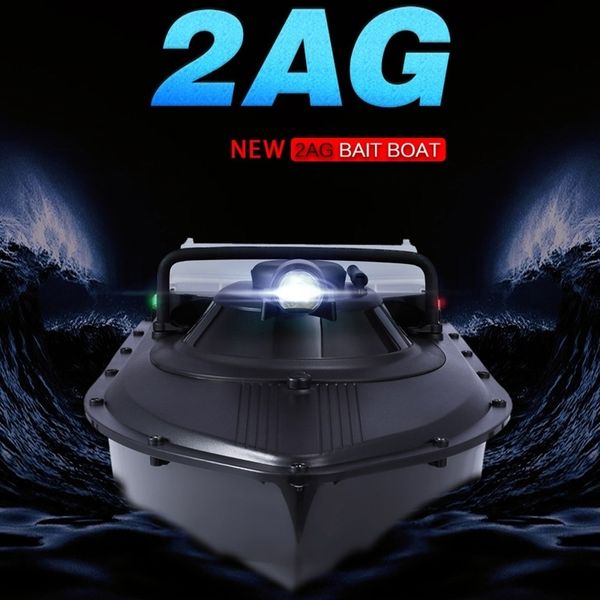 2AG 10A 2.4G GPS Auto Navigation Appâts De Pêche Nid Dipper avec métal hélice garde RC Bateau Cadeaux jouet 201204