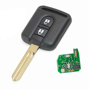 Llave transmisora remota de 2 botones Fob 433MHz ID46 para x-trail Navara Micra K12 5WK4 876 818240J