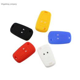 2Button Silicone Car Remote Key Cover Case voor Opel Astra J Corsa D Zafira C Mokka Insignia Cascada Karl Adam Meriva Accessories