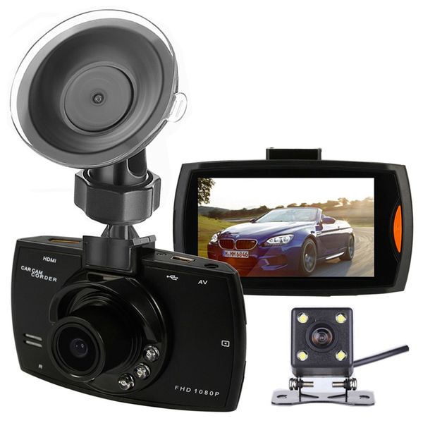 2ch voiture DVR Recordier vidéo numérique Caméra Dash 2,7 