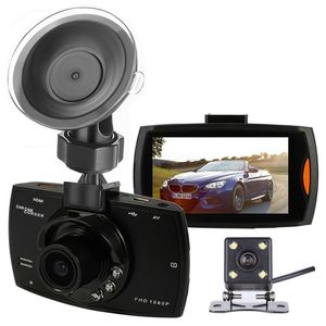 2Ch voiture DVR enregistreur vidéo numérique caméra de tableau de bord 2 7 écran avant 140 ° arrière 100 ° grand angle de vue FHD 1080P vision nocturne296z