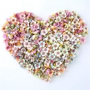 2 cm marguerite fleur têtes Mini soie fleurs artificielles pour couronne Scrapbooking maison mariage décoration M DREAM B ZEG