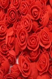 2 cm décoratif ours en peluche Rose PE mousse artificielle fleur Bouquet pour la maison de mariage décoration bricolage couronne fausse fleur 500 pièces sac5252319