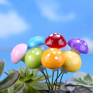 2CM Fairy Foam Mushroom Kleurrijke Tuin Miniatuurdecoraties Kunstmatige Planten Tuin GNOME Leuk Mushroon Microlandschaft DBC BH3636