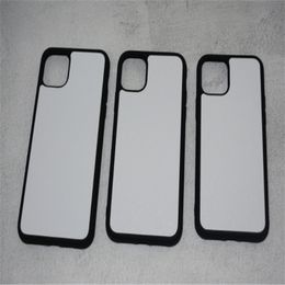 Casos 2D Sublimación Plástico duro DIY Diseñador Caja del teléfono PC Sublimación Contraportada en blanco para iPhone 12 11 XS MAX Samsung Note20 A21 izeso