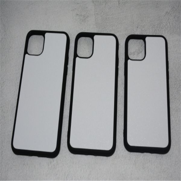 Coques 2D Sublimation en plastique dur DIY Designer Phone Case PC Sublimating Blank Back Cover pour iPhone 12 11 XS MAX Samsung Note20 A21 izeso