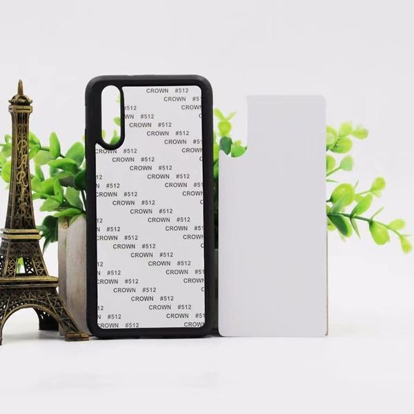 Coque en silicone de sublimation 2D pour Huawei P50/P40 PRO PLUS/P30/P20 Lite/P20 Pro/P10 Lite/P10 Plus/P9/P8/P6 TPU + PC en caoutchouc souple couverture de téléphone de transfert de chaleur vierge