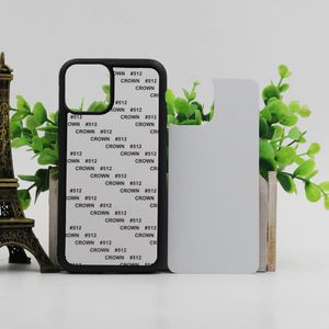 Coque de téléphone en silicone à Sublimation 2D, étui en caoutchouc souple et vierge à transfert de chaleur pour iphone 13 12 11 pro max X XsMax 7 8 8Plus